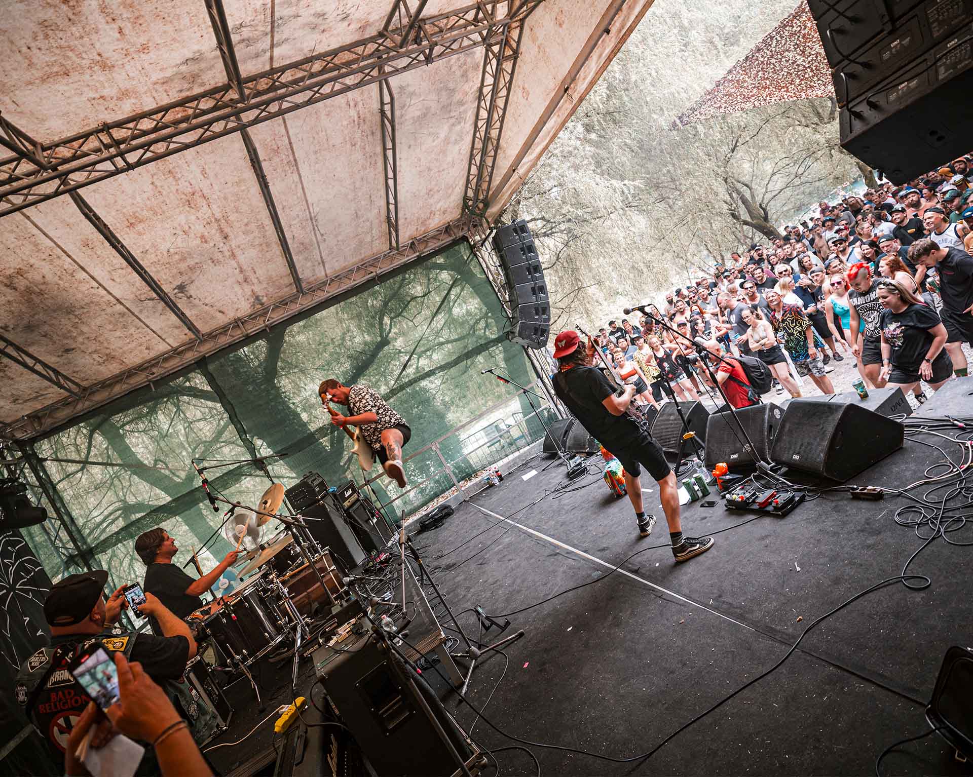 DANKESCHATZ live vor Festivalpublikum